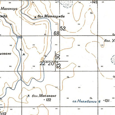 Soviet Genshtab - xf36-22 - Mozambique