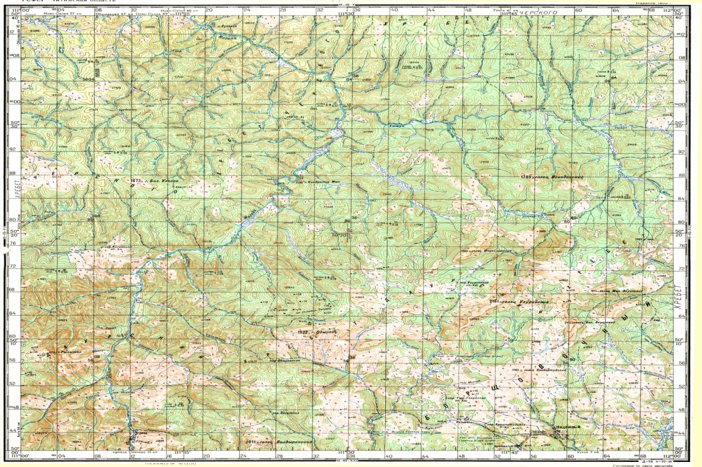 Map M49 Soviet Genshtab - m49-16 - Russia Map by Avenza Systems Inc. | Avenza Maps