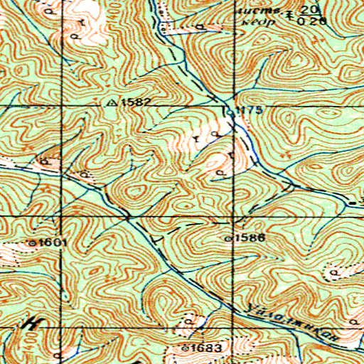 Map M49 Soviet Genshtab - m49-16 - Russia Map by Avenza Systems Inc. | Avenza Maps