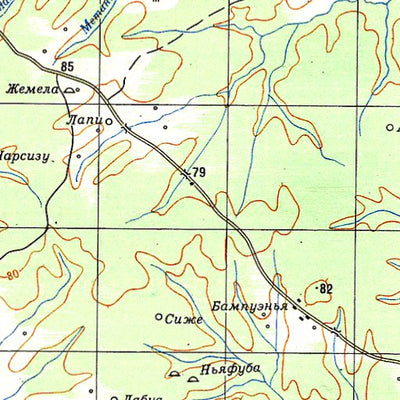 Soviet Genshtab - xe37-08 - Mozambique