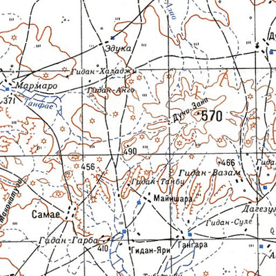 Soviet Genshtab - d32-13 - Niger