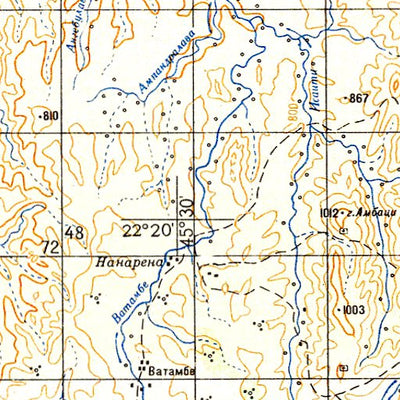 Soviet Genshtab - xf38-22 - Madagascar