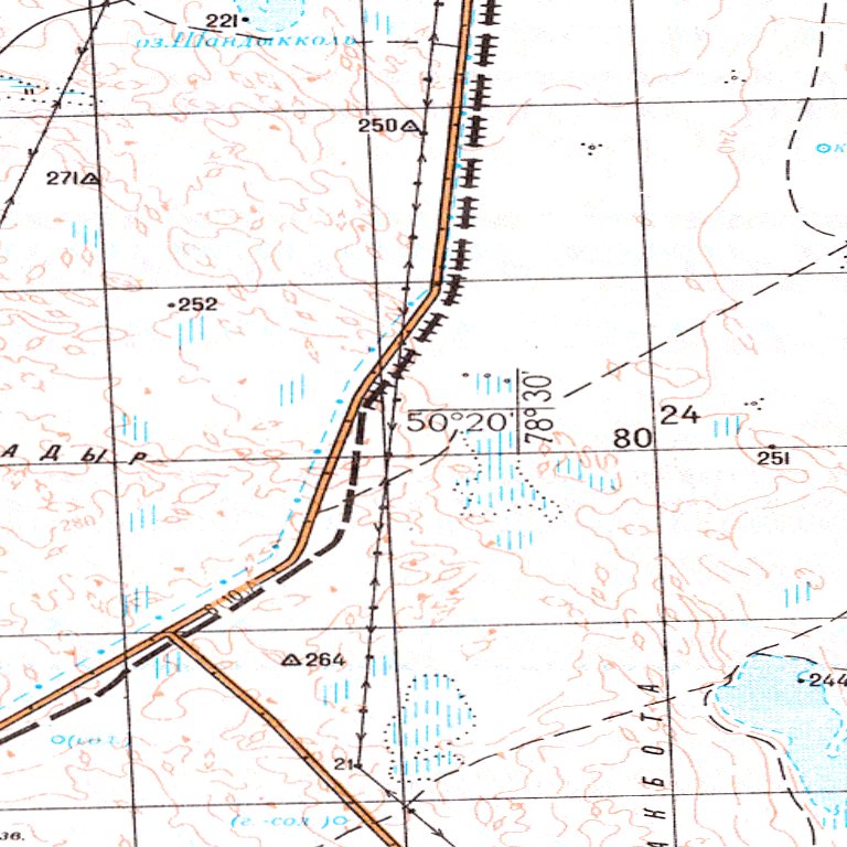 Soviet Genshtab - m44-13 - Kazakhstan Map by Avenza Systems Inc ...