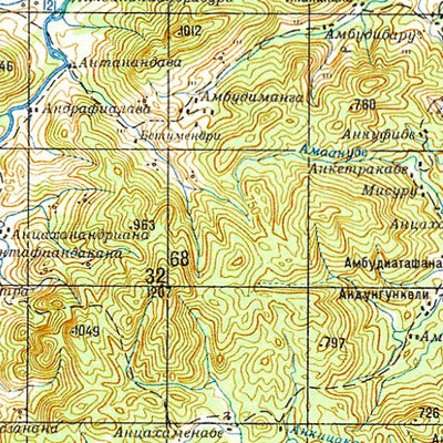 Soviet Genshtab - xd39-14 - Madagascar