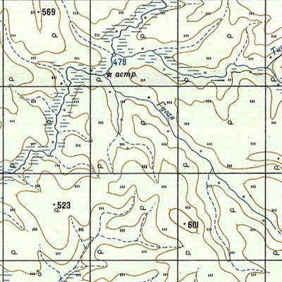 Soviet Genshtab - b34-03 - Central African Republic