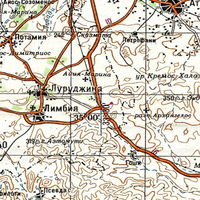 Soviet Genshtab - i36-10 - Cyprus
