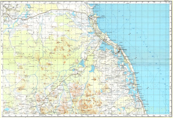 Soviet Genshtab - b44-04 - Sri Lanka Map by Avenza Systems Inc ...