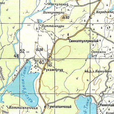 Soviet Genshtab - b44-04 - Sri Lanka