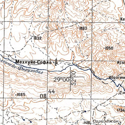 Soviet Genshtab - h39-29 - Iran (Islamic Republic of)