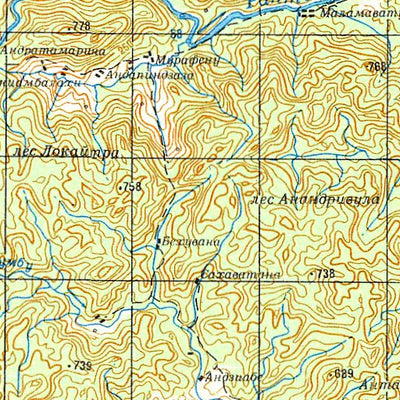 Soviet Genshtab - xd39-32 - Madagascar