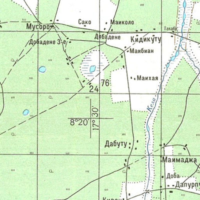 Soviet Genshtab - c33-36 - Central African Republic