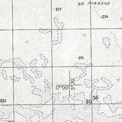 Soviet Genshtab - e30-25 - Mauritania