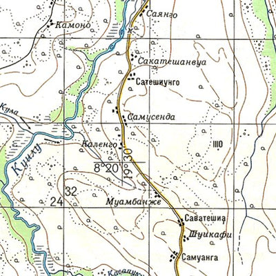 Soviet Genshtab - xc34-02 - Democratic Republic of the Congo