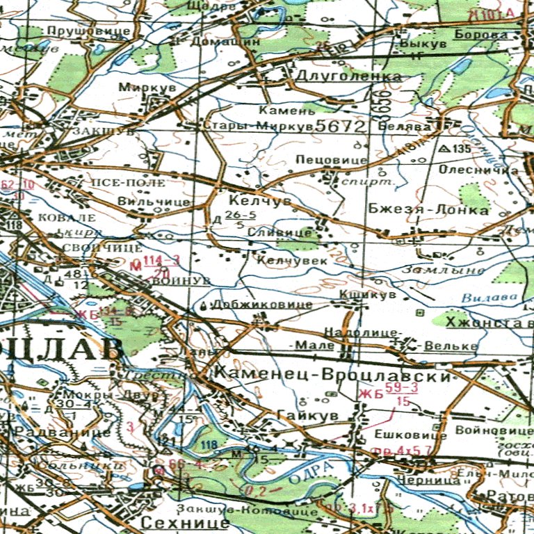 Soviet Genshtab - m33-12 - Poland Map by Avenza Systems Inc. | Avenza Maps