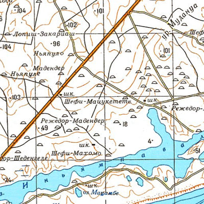 Soviet Genshtab - xg36-11 - Mozambique