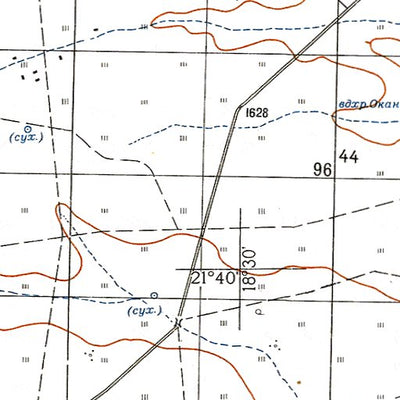 Soviet Genshtab - xf34-13 - Namibia