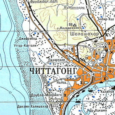 Soviet Genshtab - f46-14 - Bangladesh