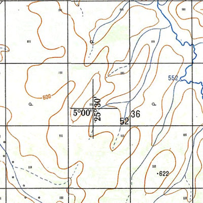 Soviet Genshtab - b35-26 - Central African Republic