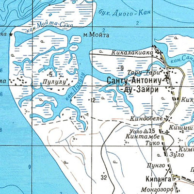 Soviet Genshtab - xb33-19 - Democratic Republic of the Congo