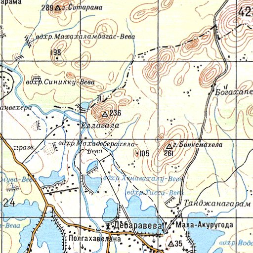 Soviet Genshtab - b44-16 - Sri Lanka Map by Avenza Systems Inc ...