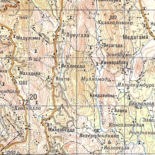 Soviet Genshtab - b44-10 - Sri Lanka Map by Avenza Systems Inc ...