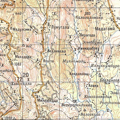 Soviet Genshtab - b44-10 - Sri Lanka