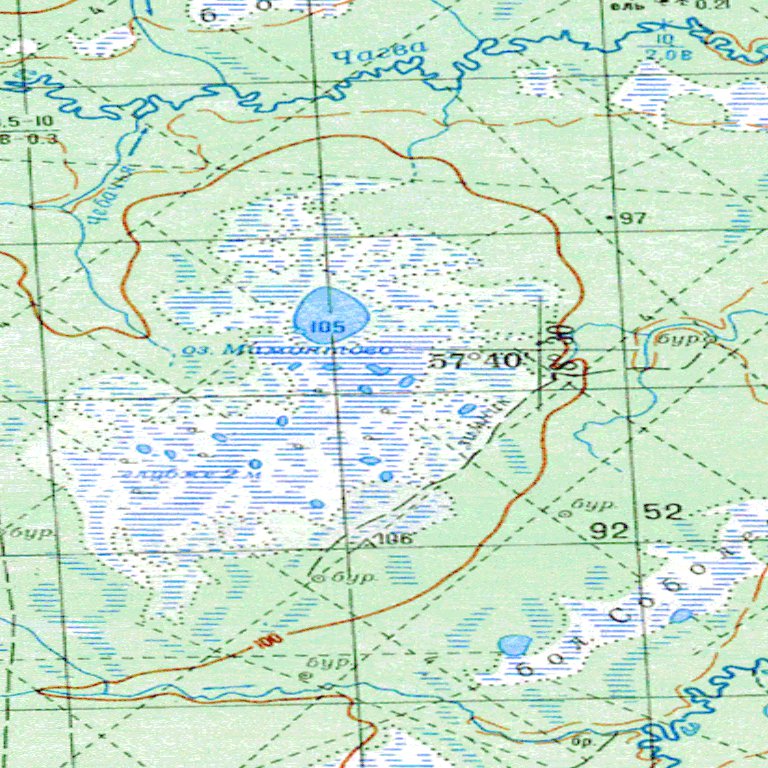 Soviet Genshtab - o44-19 - Russia Map by Avenza Systems Inc. | Avenza Maps