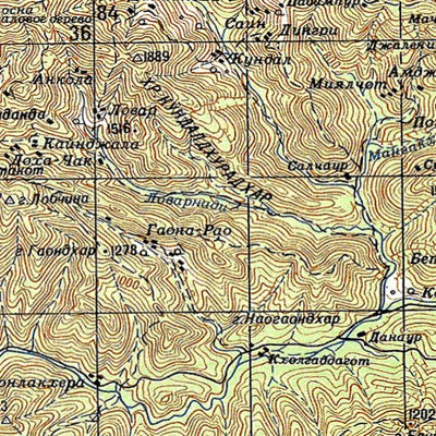 Soviet Genshtab - h44-26 - India