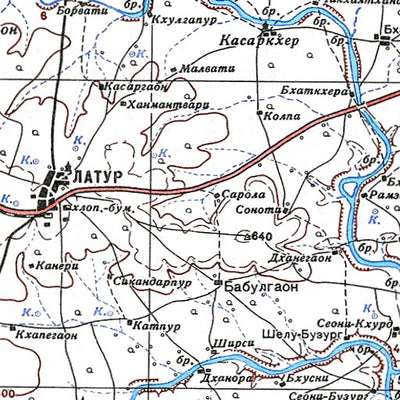 Soviet Genshtab - e43-17 - India