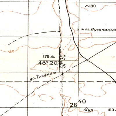 Soviet Genshtab - l40-16 - Kazakhstan
