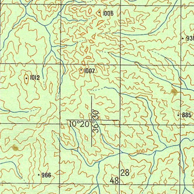 Soviet Genshtab - xc37-19 - United Republic of Tanzania