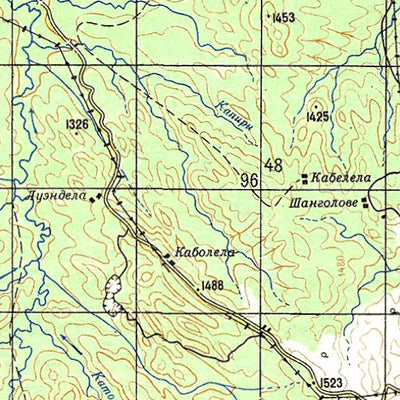 Soviet Genshtab - xc35-27 - Democratic Republic of the Congo