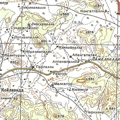 Soviet Genshtab - e43-30 - India