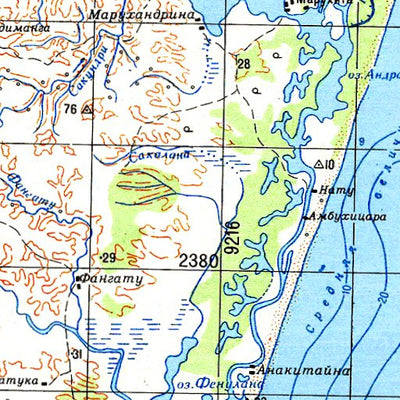 Soviet Genshtab - xf39-13 - Madagascar