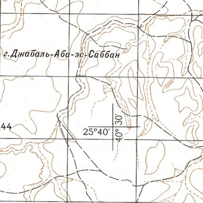 Soviet Genshtab - g37-23 - Saudi Arabia