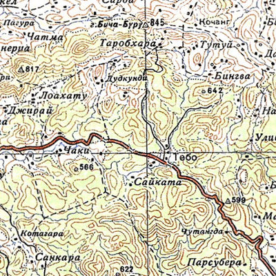 Soviet Genshtab - f45-08 - India
