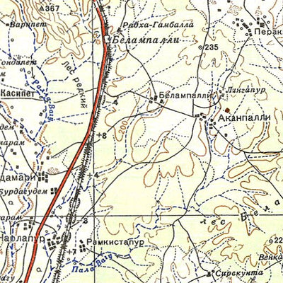 Soviet Genshtab - e44-08 - India