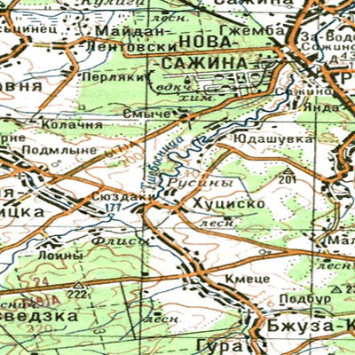 Soviet Genshtab - m34-17 - Poland
