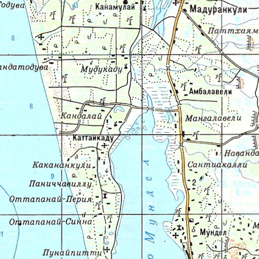 Soviet Genshtab - b44-02 - Sri Lanka Map by Avenza Systems Inc ...