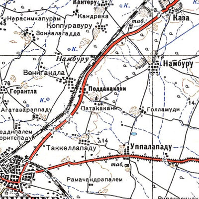 Soviet Genshtab - e44-33 - India