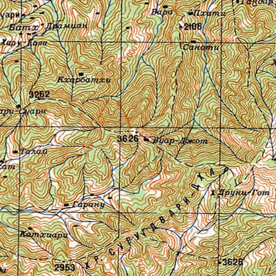 Soviet Genshtab - i43-35 - India