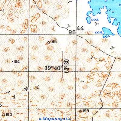 Soviet Genshtab - j41-04 - Uzbekistan