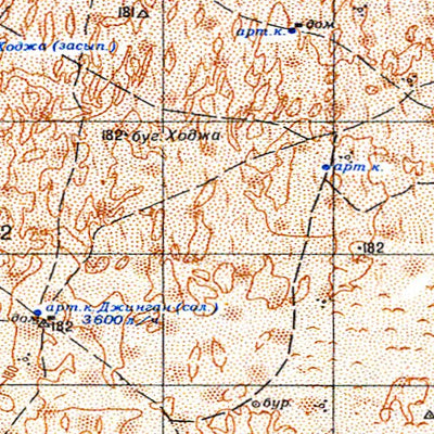 Soviet Genshtab - j41-04 - Uzbekistan