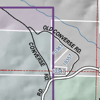 Mariposa Road Atlas Grid Page #027