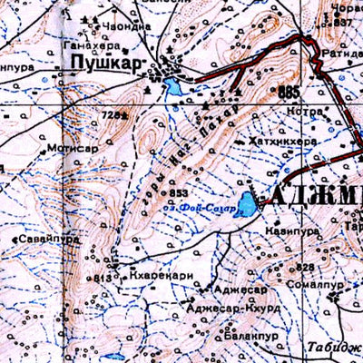 Soviet Genshtab - g43-15 - India