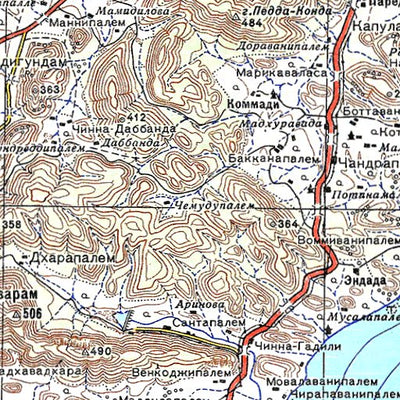 Soviet Genshtab - e44-24 - India