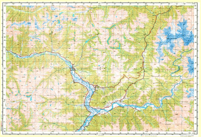 Soviet Genshtab - h46-23 - India Map by Avenza Systems Inc