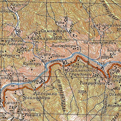 Soviet Genshtab - h43-06 - India