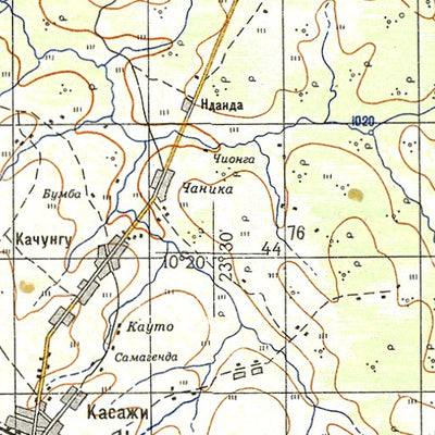 Soviet Genshtab - xc34-24 - Democratic Republic of the Congo