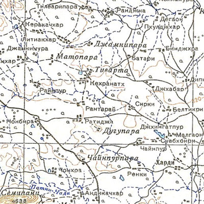 Soviet Genshtab - f44-17 - India